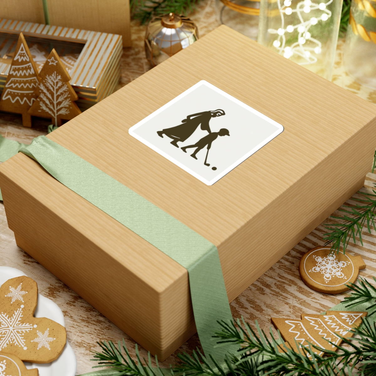 Straight Course Logo Sticker