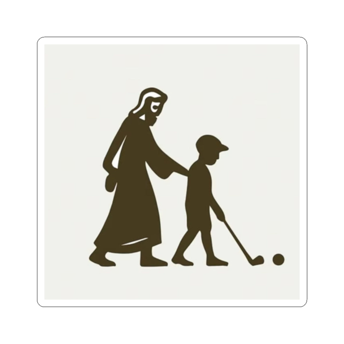 Straight Course Logo Sticker