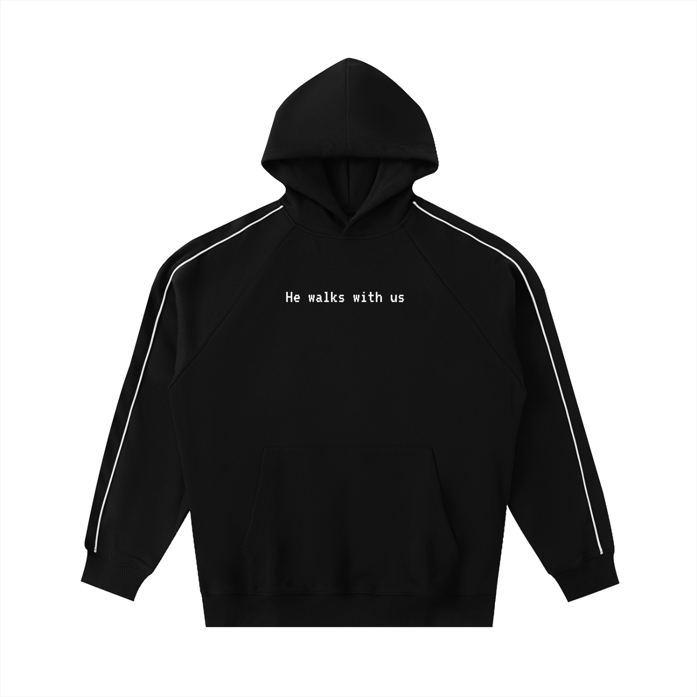 "He walks with us" Hoodie