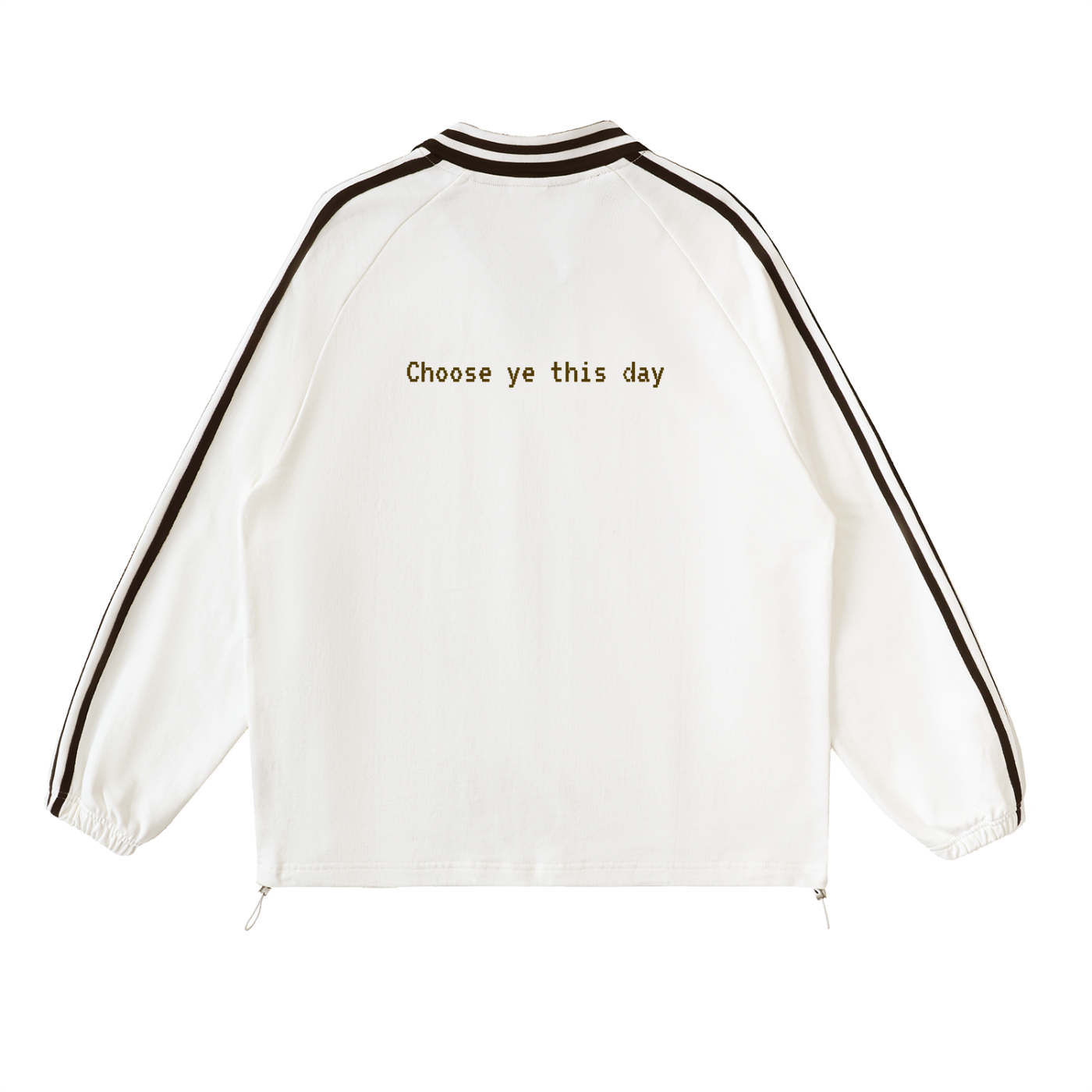 "Choose ye this day" Vintage Crew-Neck White
