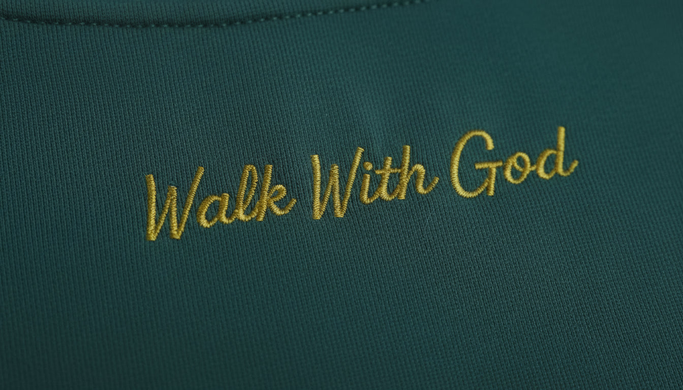 The "Walk with God" Retro Q-Zip