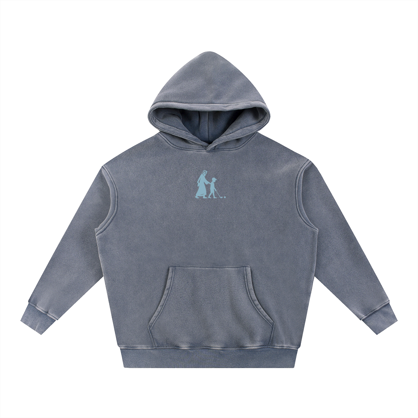 Straight Course Snow Washed Hoodie